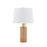 Mitzi Clarissa 1 Light Table Lamp, Aged Brass/White - HL853201-AGB