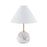 Mitzi Jewel 1 Light Table Lamp, Aged Brass/White - HL864201-AGB