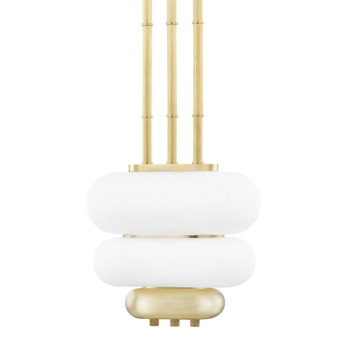 Hudson Valley Palisade 2 Light Pendant, Aged Brass - KBS1354702-AGB