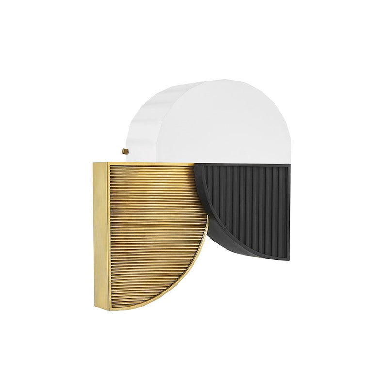 Hudson Valley Construct 2 Light Wall Sconce, Aged Brass - KBS1428102-AGB