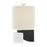 Hudson Valley Construct 1 Lt Table Lamp, Aged Brass/Black/White - KBS1428201-AGB