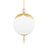 Hudson Valley Perla 1 Light Large Pendant, Brass/Opal Matte - KBS1748701L-AGB