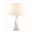 Hudson Valley Archer 1 Light Table Lamp, Polished Nickel/Off-White - L1027-PN