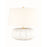 Hudson Valley Bowdoin 1 Light Table Lamp, White/Off White - L1049-WH