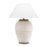 Hudson Valley Decatur 1 Light Table Lamp, Ash/White Belgian Linen - L1371-ASH