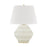 Hudson Valley Calverton 1 Light Table Lamp, Brass/Off White/White - L1382-AGB-WH