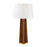 Hudson Valley Woodmere 1 Light Table Lamp, Brass/White Belgian Shade - L1440-AGB