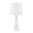 Hudson Lighting Montgomery 1 Light Table Lamp, Aged Brass/White - L1595-AGB