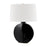 Hudson Valley Kimball 1 Light Table Lamp, Brass/Black/White - L1840-AGB-BK