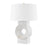 Hudson Valley Milner 1 Light Table Lamp, Brass/Whitewash/White - L1927-AGB-CWW