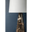 Hudson Valley Fanny 1 Light Table Lamp, Aged Brass/White