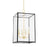 Hudson Valley Chaselton 4 Light Lantern, Aged Brass/Dark Blue - MDS1201-AGB-DBL