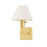 Hudson Valley Leeds 1 Light Wall Sconce, Aged Brass - MDS130-AGB