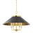 Hudson Valley Clivedon 5 Light Chandelier, Brass/Brass - MDS1403-AGB-DB