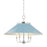 Hudson Valley Clivedon 5 Light Chandelier, Polished Nickel/Pn/Bb - MDS1403-PN-BB