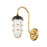 Hudson Valley Holkham 1 Light 13" Sconce, Aged Brass/DB - MDS1500-AGB-DB