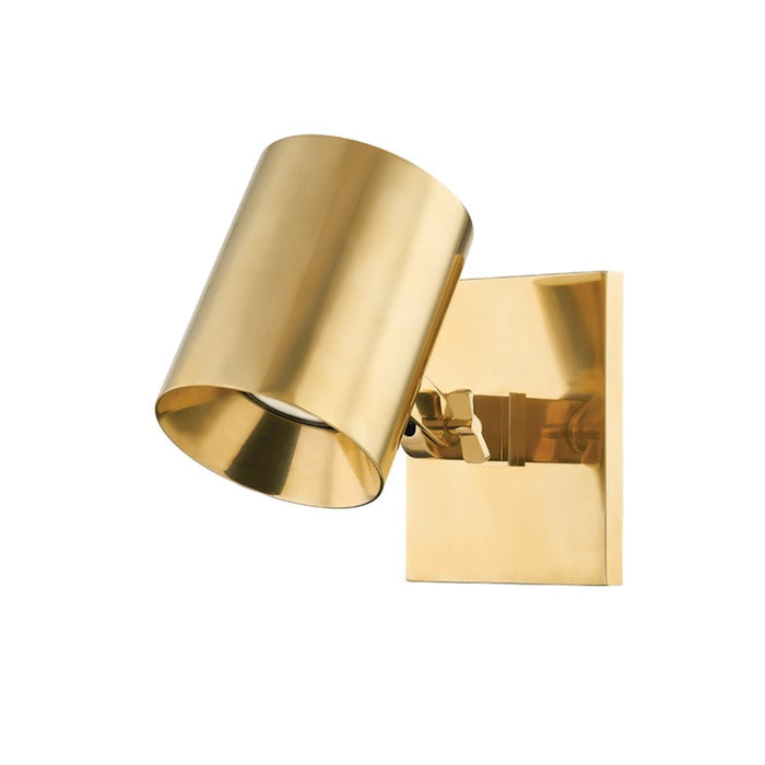 Hudson Valley Highgrove 1 Light Sconce, Aged Brass - MDS1700-AGB