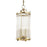 Hudson Valley Glass No.1 4 Light Pendant, Aged Brass/Clear - MDS202-AGB