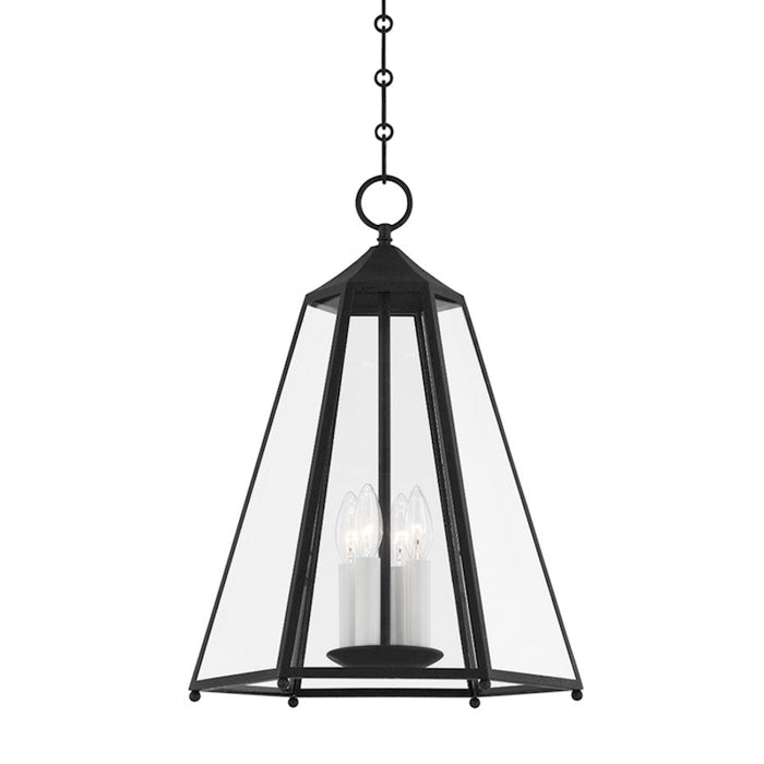 Hudson Valley Nottingham 4 Light Chandelier, Aged Iron - MDS411-AI