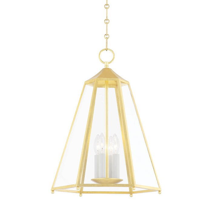 Hudson Valley Nottingham 4 Light Chandelier, Gold Leaf - MDS411-GL