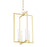 Hudson Valley Middleborough 4 Light Medium Pendant, Gold Leaf - MDS421-GL