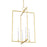 Hudson Valley Middleborough 4 Light Large Pendant, Gold Leaf - MDS422-GL