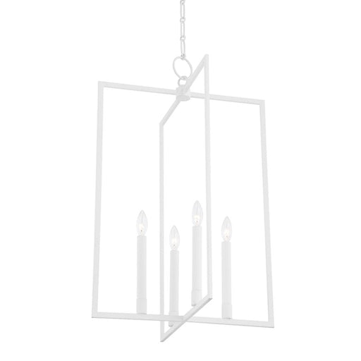 Hudson Valley Middleborough 4 Light Large Pendant, White Plaster - MDS422-WP