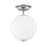 Hudson Valley Sphere No.1 1 Light Semi Flush, Polished Nickel - MDS703-PN