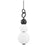 Hudson Valley Perrin 1 Light Pendant in Black Brass - PI1890701-BBR