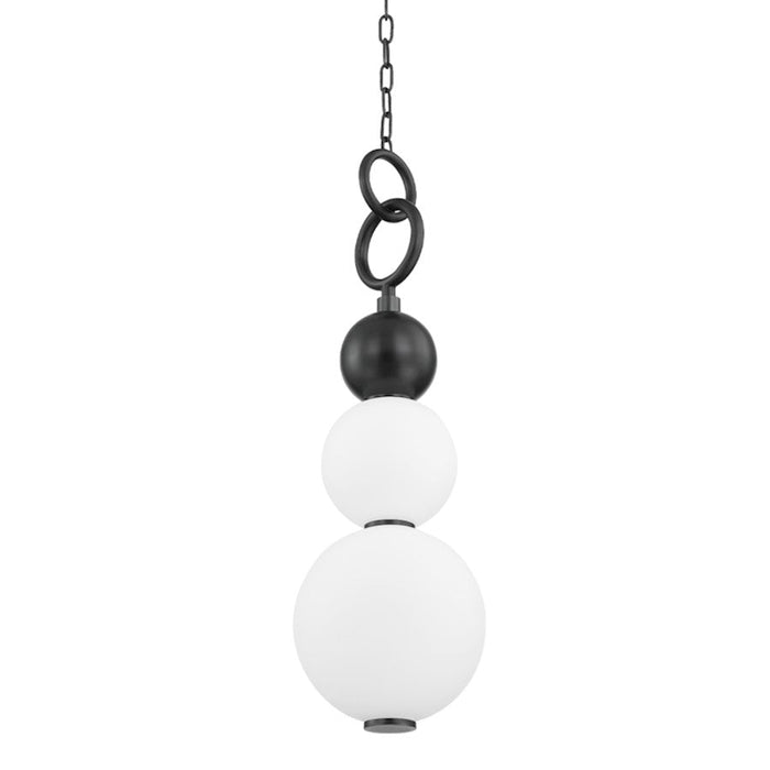 Hudson Valley Perrin 1 Light Pendant in Black Brass - PI1890701-BBR