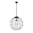 Innovations Lake Placid 1-Lt 22" Stem Pendant, MB/MBM - 221-1S-BK-CE-22-BK