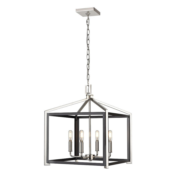 Innovations Lighting Wiscoy 4-Lt 16" Chain Hung Pendant, BPN - 376-4CR-BPN-16