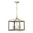 Innovations Lighting Wiscoy 4-Lt 16" Chain Hung Pendant, BSB - 376-4CR-BSB-16