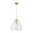 Innovations Newton Bell 1-Lt 16" Cord Pendant, BB/CG - 410-1PL-BB-G412-16CL