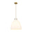 Innovations Newton Bell 1-Lt 16" Cord Pendant, BB/MWG - 410-1PL-BB-G412-16WH