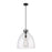 Innovations Newton Bell 1-Lt 16" Cord Pendant, MB/SG - 410-1PL-BK-G412-16SDY