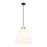 Innovations Newton Bell 1-Lt 16" Cord Pendant, MB/MWG - 410-1PL-BK-G412-16WH