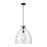 Innovations Newton Bell 1-Lt 18" Cord Pendant, MB/CG - 410-1PL-BK-G412-18CL