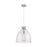 Innovations Newton Bell 1-Lt 16" Cord Pendant, SN/SG - 410-1PL-SN-G412-16SDY