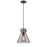 Innovations Newton Cone 1-Lt 10" Cord Pendant, MB/PSG - 410-1PM-BK-G411-10SM