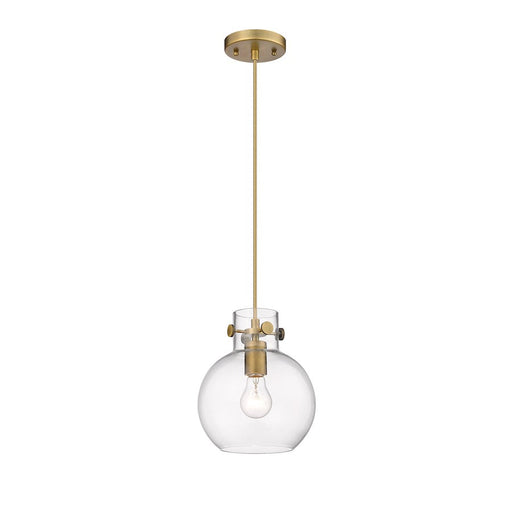 Innovations Newton Sphere 1-Lt 8" Cord Pendant, BB/CG - 410-1PS-BB-G410-8CL