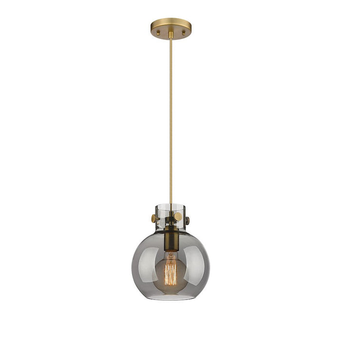 Innovations Newton Sphere 1-Lt 8" Cord Pendant, BB/PSG - 410-1PS-BB-G410-8SM