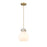 Innovations Newton Sphere 1-Lt 8" Cord Pendant, BB/MWG - 410-1PS-BB-G410-8WH