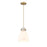 Innovations Newton Bell 1-Lt 8" Cord Pendant, BB/MWG - 410-1PS-BB-G412-8WH