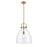 Innovations Newton Bell 1-Lt 14" Stem Pendant, BB/CG - 410-1SL-BB-G412-14CL