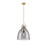 Innovations Newton Bell 1-Lt 14" Stem Pendant, BB/PSG - 410-1SL-BB-G412-14SM