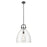 Innovations Newton Bell 1-Lt 16" Stem Pendant, MB/CG - 410-1SL-BK-G412-16CL