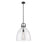 Innovations Newton Bell 1-Lt 16" Stem Pendant, MB/SG - 410-1SL-BK-G412-16SDY