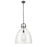 Innovations Newton Bell 1-Lt 18" Stem Pendant, MB/CG - 410-1SL-BK-G412-18CL