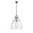 Innovations Newton Bell 1-Lt 18" Stem Pendant, MB/SG - 410-1SL-BK-G412-18SDY